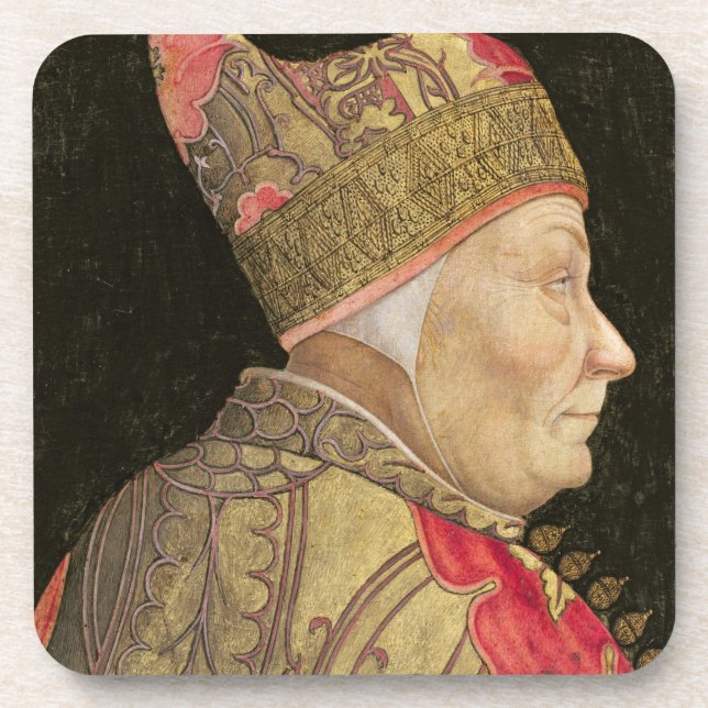 The Doge Francesco Foscari, 1460 Coaster (Front)