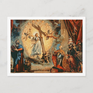The Doge Grimani kneeling before Faith Postcard