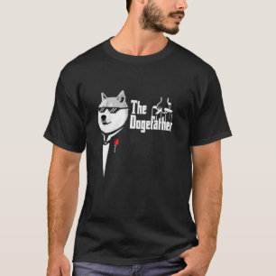 The Dogefather Crypto Doge To The Moon HODL Dogeco T-Shirt
