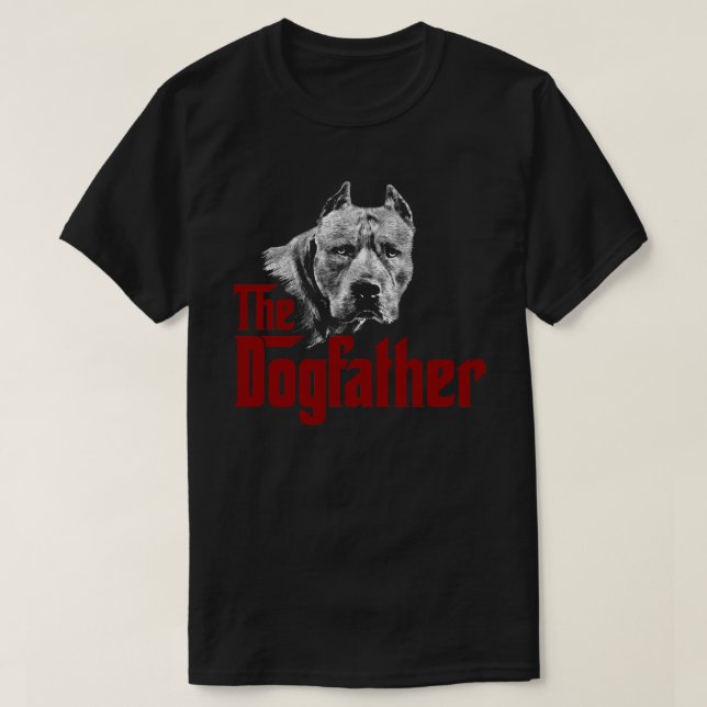 The DogFather - American Pit Bull Terrier T-Shirt (Design Front)