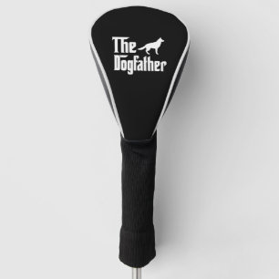 The Dogfather German Shepherd Art Golf Head Cover