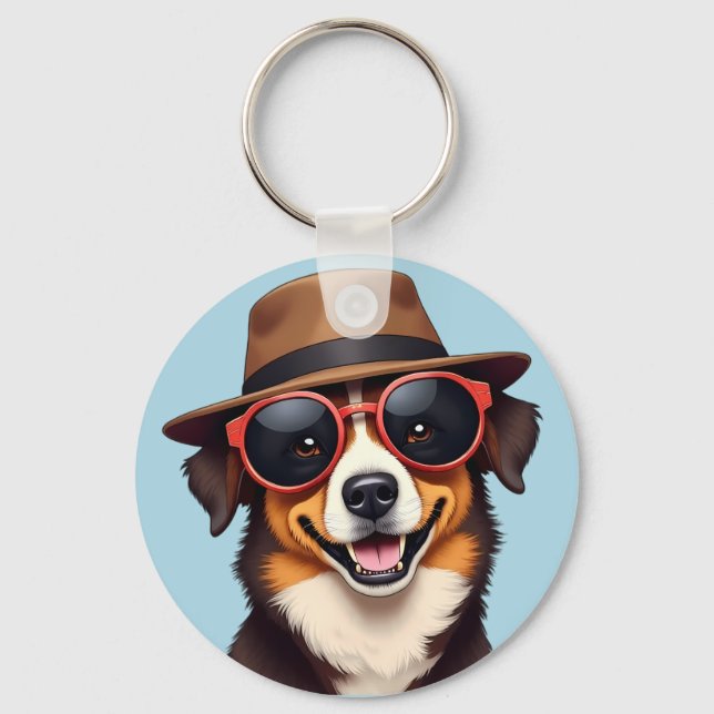 The Dogfather Key Ring (Front)