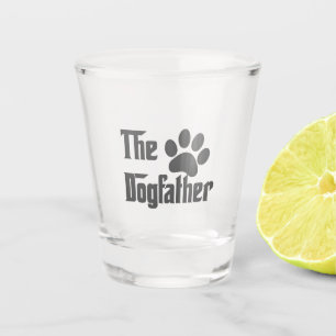 The Dogfather Personalised Whiskey Shot Glass Gift