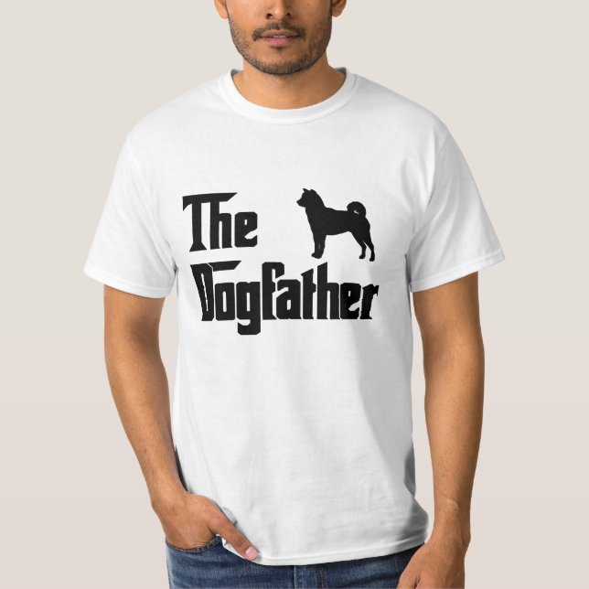 The Dogfather Shiba Inu Funny Dog Owner  T-Shirt (Front)