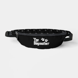 The Dogmother black and white fun saying Bum Bags