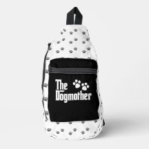 The Dogmother black and white fun saying