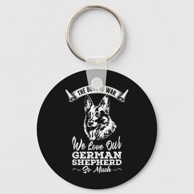 The Dogs Of The War, We Love  Key Ring (Front)