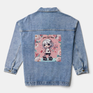 the doll anime denim jacket