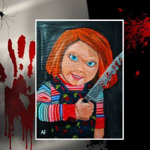 The Doll Painting by Alfred Fox Canvas Print