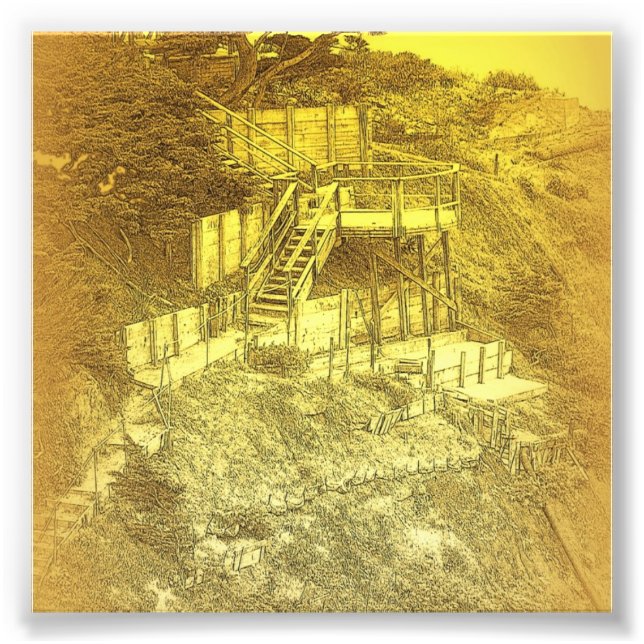 The Dollar House Stairs Photo Print (Front)