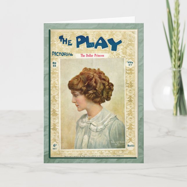The Dollar Princess Greeting Card (Front)