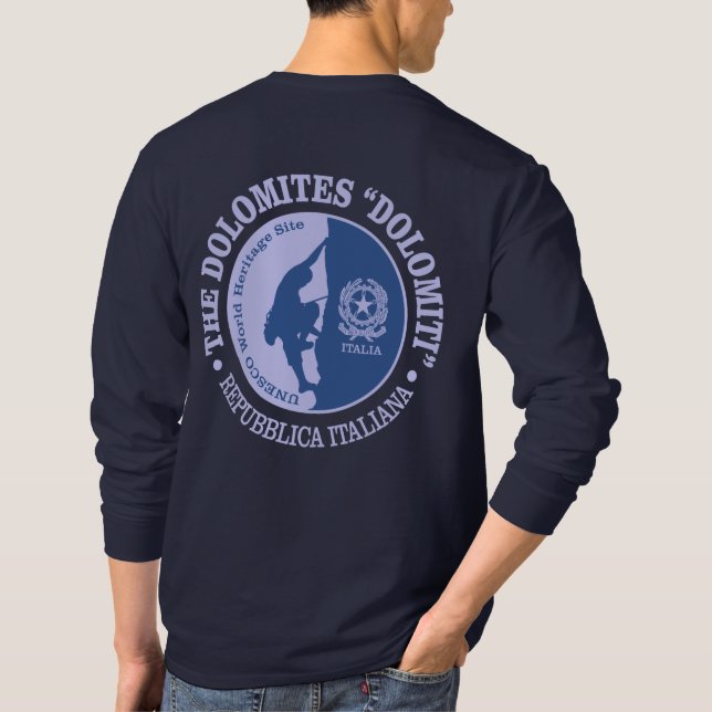 The Dolomites (Climbing) T-Shirt (Back)