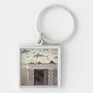 The Dolphin Frescoes in the Queen's Bathroom Key Ring