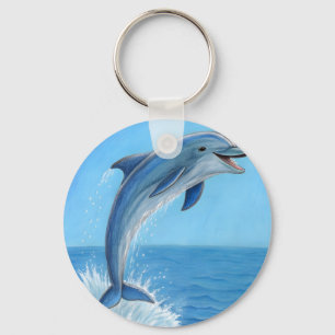 The Dolphin’s Silent Dance Key Ring