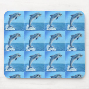 The Dolphin’s Silent Dance Mouse Mat