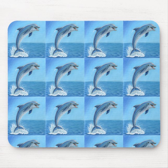 The Dolphin’s Silent Dance Mouse Mat (Front)