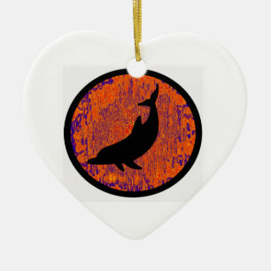 THE DOLPHIN SEEKER CERAMIC TREE DECORATION