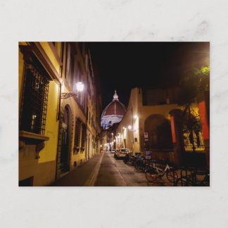 The Dome of Florence Cathedral at Night Postcard