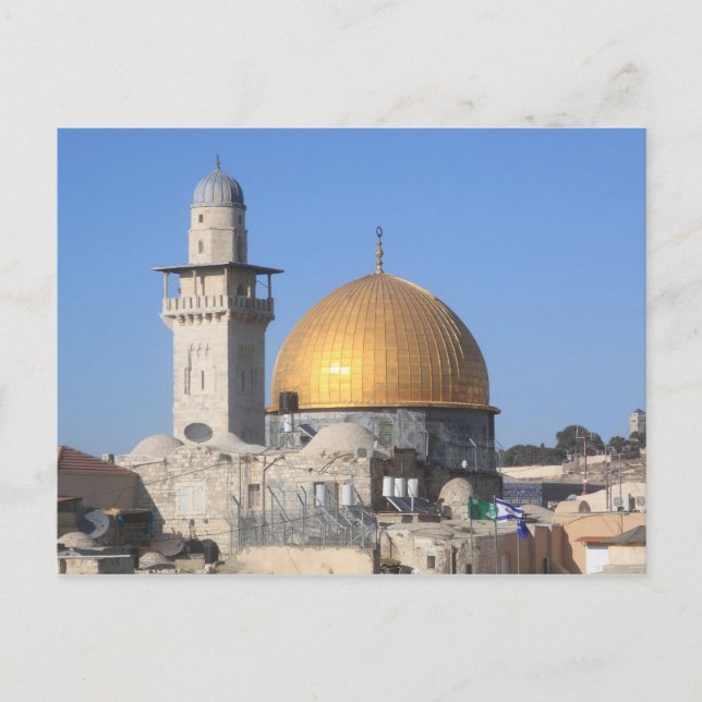 The Dome of the Rock , Al Aqsa, Jerusalem Postcard (Front)