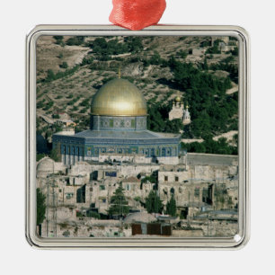 The Dome of the Rock, built AD 692 Metal Tree Decoration