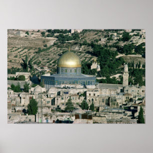 The Dome of the Rock, built AD 692 Poster