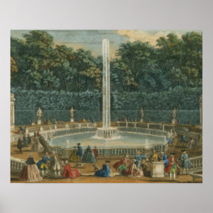 The Domes in the Garden at Versailles, pub. by Lau Poster
