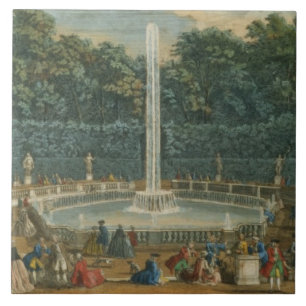 The Domes in the Garden at Versailles, pub. by Lau Tile