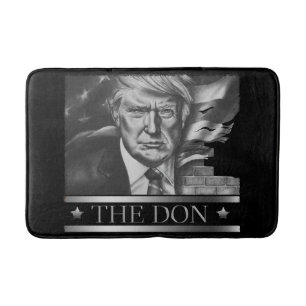 The Don Pencil Drawing Bath Mat