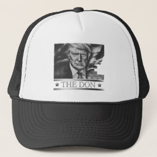 The Don Pencil Drawing Trucker Hat