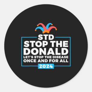 The Donald Anti Trump Democrat Voter  Classic Round Sticker