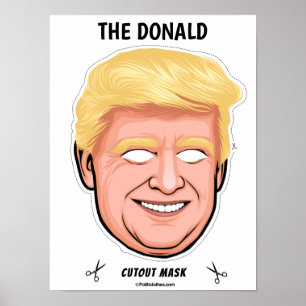 The Donald Halloween Mask Poster