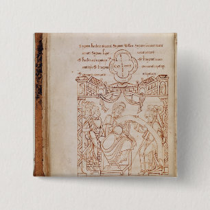 The Donation to Gonnor 15 Cm Square Badge