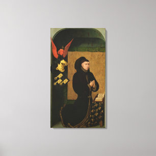 The Donor, Chancellor Nicholas Rolin Canvas Print