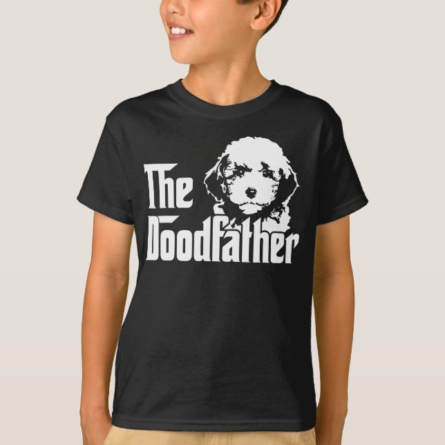 The Doodfather - Funny Dog Goldendoodle Labradoodl T-Shirt (Front)