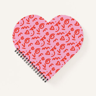The Doodle Heart Spiral Notebook