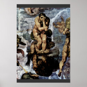 The Doomsday Fresco On The Altar Wall Of The Sisti Poster