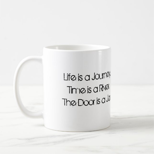 The Door is a Jar Coffee Mug (Left)