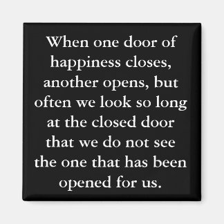 The Door Of Happiness Magnet