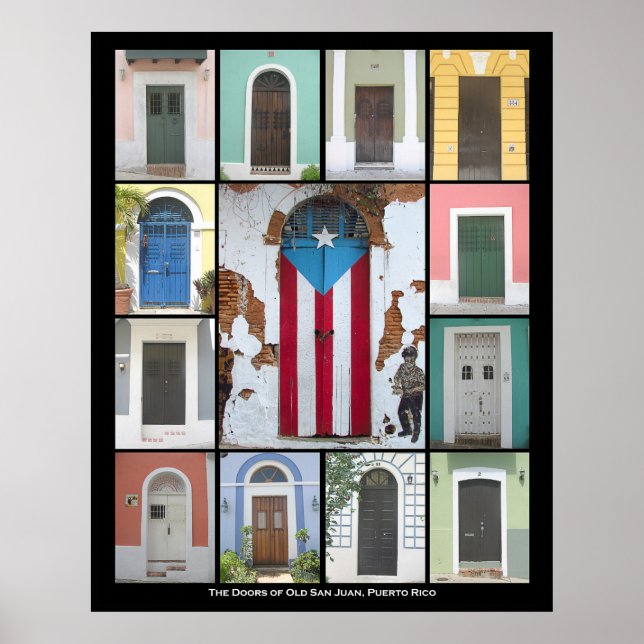 The Doors of Old San Juan 2 Poster (Front)