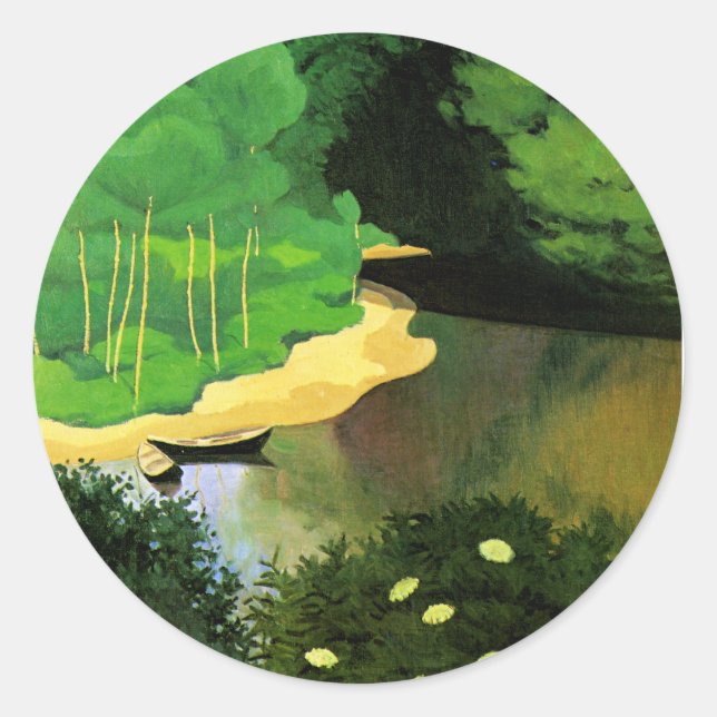 The Dordogne with Carrence Classic Round Sticker (Front)