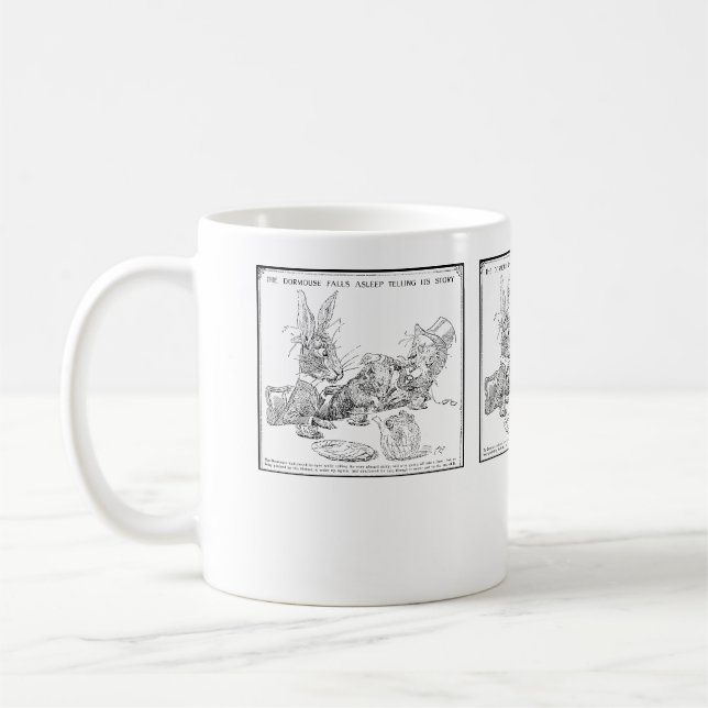The Dormouse Falls Asleep Mug (Left)