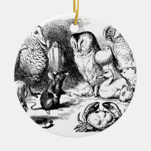 The Dormouse Tells a Story Ceramic Tree Decoration
