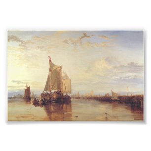 The Dort packet-boat from Rotterdam becalmed Photo Print