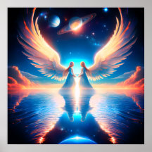 The Double Angels on 24x24 Wall