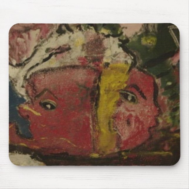 The Double Buddha Mouse Mat (Front)