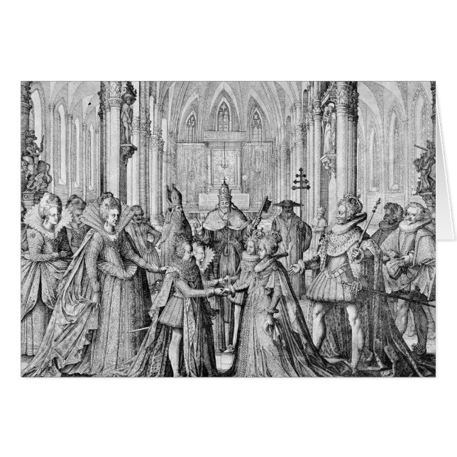 The Double Marriage in Louis XIII  to Anne (Front Horizontal)