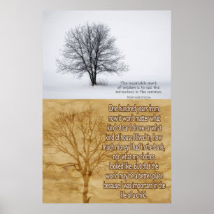 The Double Tree Poster of Thought