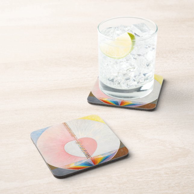 The Dove by Hilma af Klint Coaster (Right Side)