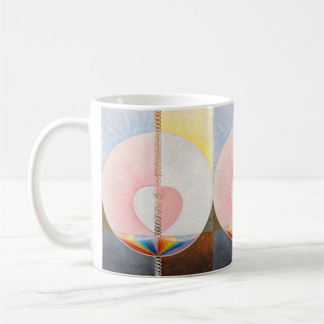 The Dove by Hilma af Klint Coffee Mug (Left)