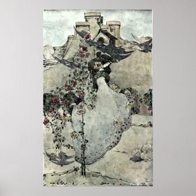 The Dove-cot By The Sea by Jessie King (1905) Poster (Front)